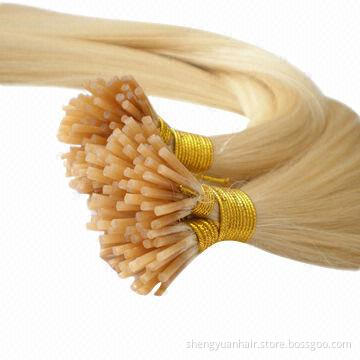 100% Virgin Remy European Prebonded I-tip Human Hair Extension